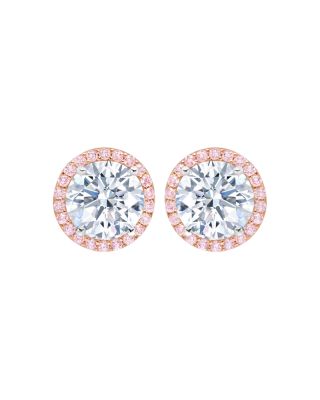 UPC 749411095624 product image for Crislu Fiore Halo Stud Earrings | upcitemdb.com