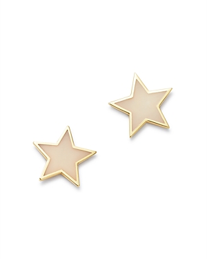 SUEL 14K YELLOW GOLD STAR EARRINGS,ST17SE0401-PAIR