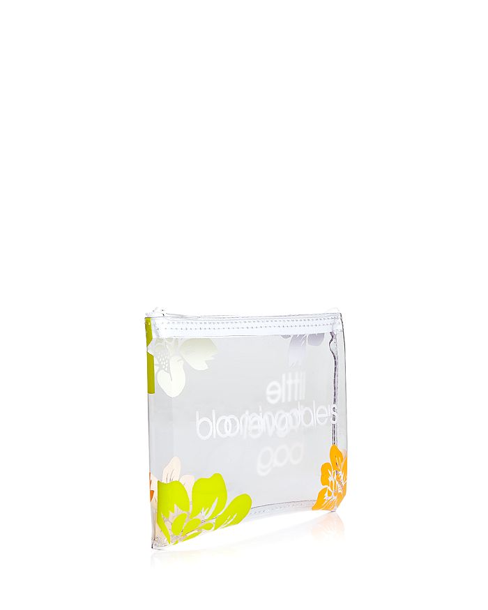 Shop Bloomingdale's Little Travel Bag Cosmetics Case - 100% Exclusive In Clear Floral