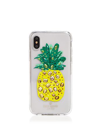 kate spade new york Jeweled Pineapple iPhone X Case | Bloomingdale's
