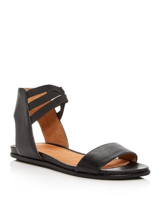 Gentle Souls by Kenneth Cole Gentle Souls Women s Lark May Leather Ankle Strap Demi Wedge Sandals Bloomingdale s