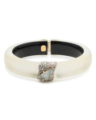 Alexis Bittar Roxbury Pavé & Stone Bangle Bracelet