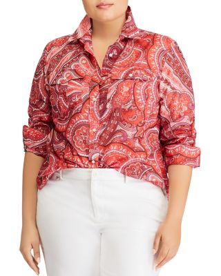 ralph lauren paisley top