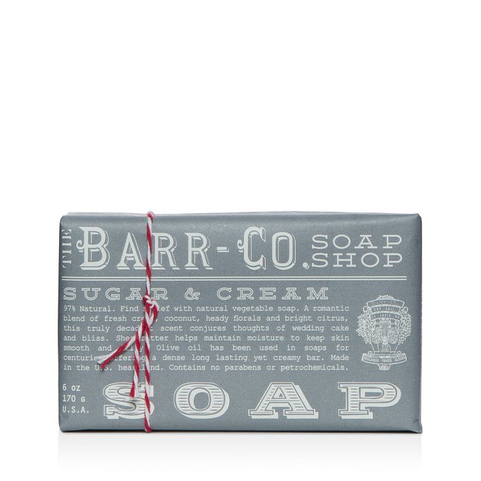 Barr-co. Sugar & Cream Bar Soap In Gray
