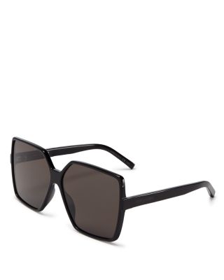 SAINT LAURENT - Betty Oversized Square Sunglasses, 63mm
