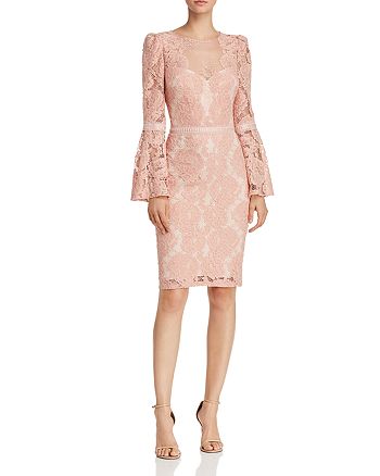 Tadashi Shoji Bell Sleeve Lace Dress Bloomingdale S Bloomingdales 现有 bloomingdales 儿童服饰、鞋履等多买多省，折扣区也参加，最高享额外7折，需要使用折扣码savemore (参加活. tadashi shoji bell sleeve lace dress