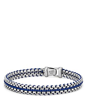 David Yurman - Woven Box Chain Bracelet in Blue