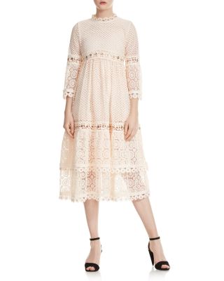 Maje Roso Grommet Lace Dress, $196.8