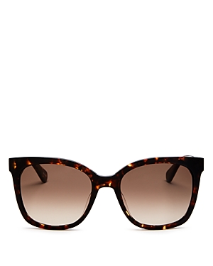 Kate Spade Kiya 53mm Sunglasses - Dark Havana In Dark Havana/brown