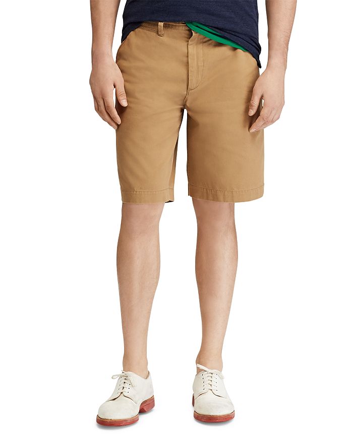 Shop Polo Ralph Lauren Relaxed Fit 10 Inch Cotton Chino Shorts In Ghurka