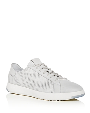 COLE HAAN MEN'S GRANDPRO DECONSTRUCTED PERFORATED LEATHER LACE UP trainers,C27255