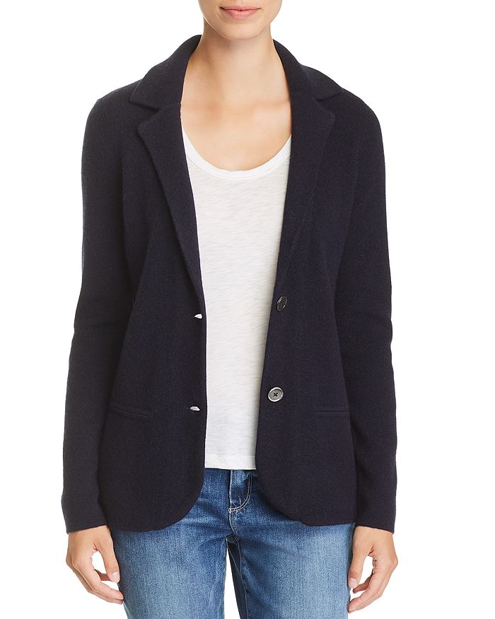 C By Bloomingdale's Cashmere Sweater Blazer - 100% Exclusive In Spring Navy