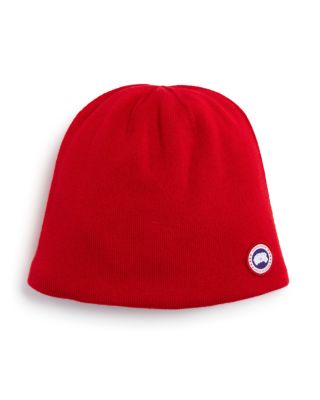 canada goose beanie red