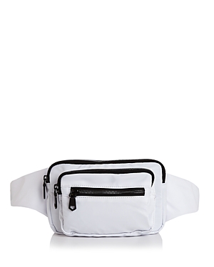 Sol & Selene Hip Hugger Belt Bag In White/black