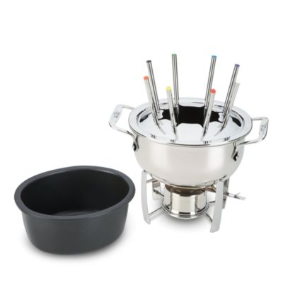 All-Clad - 3.5-Quart Fondue Pot with Cast Aluminum Insert