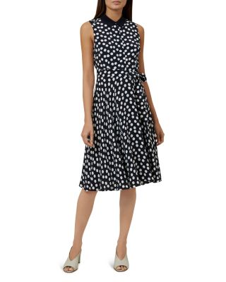 HOBBS LONDON - Belinda Polka Dot Shirt Dress
