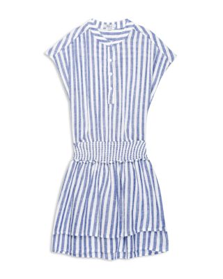 rails blue and white striped dress