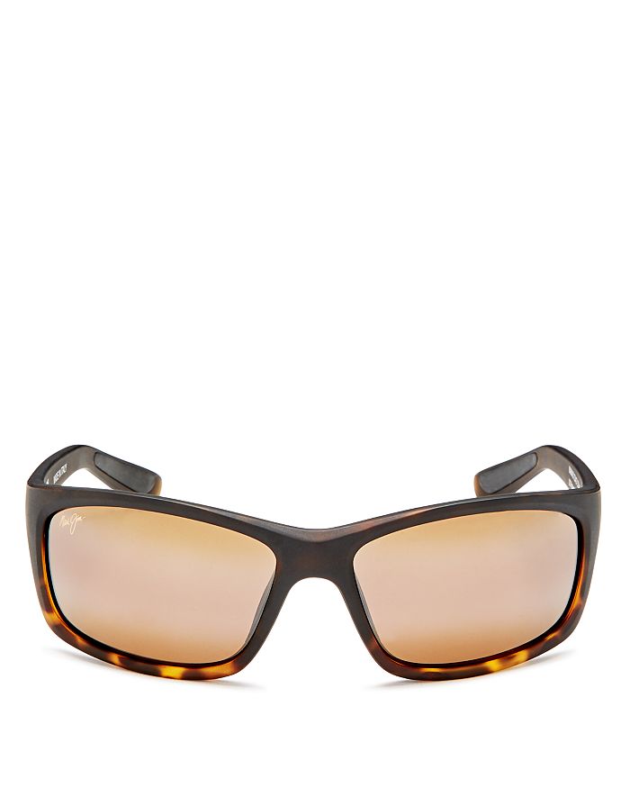 Maui Jim Kanaio Coast 61mm Polarizedplus2 Sunglasses - Matte Tortoise Ombre/ Bronze In Matte Tortoise Ombre With Hcl Bronze Lens