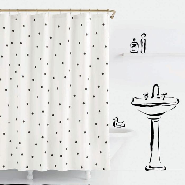 kate spade new york Deco Dot Shower Curtain