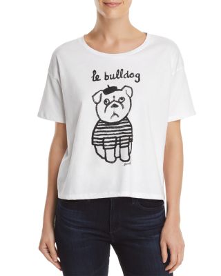 bulldog graphic tee