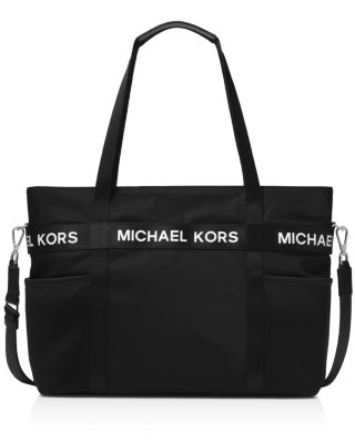 michael kors black nylon tote