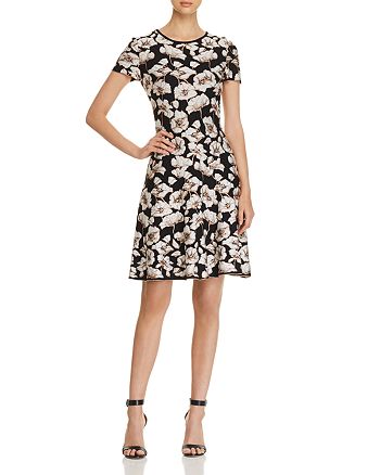 St John Floral Jacquard Dress Bloomingdale S