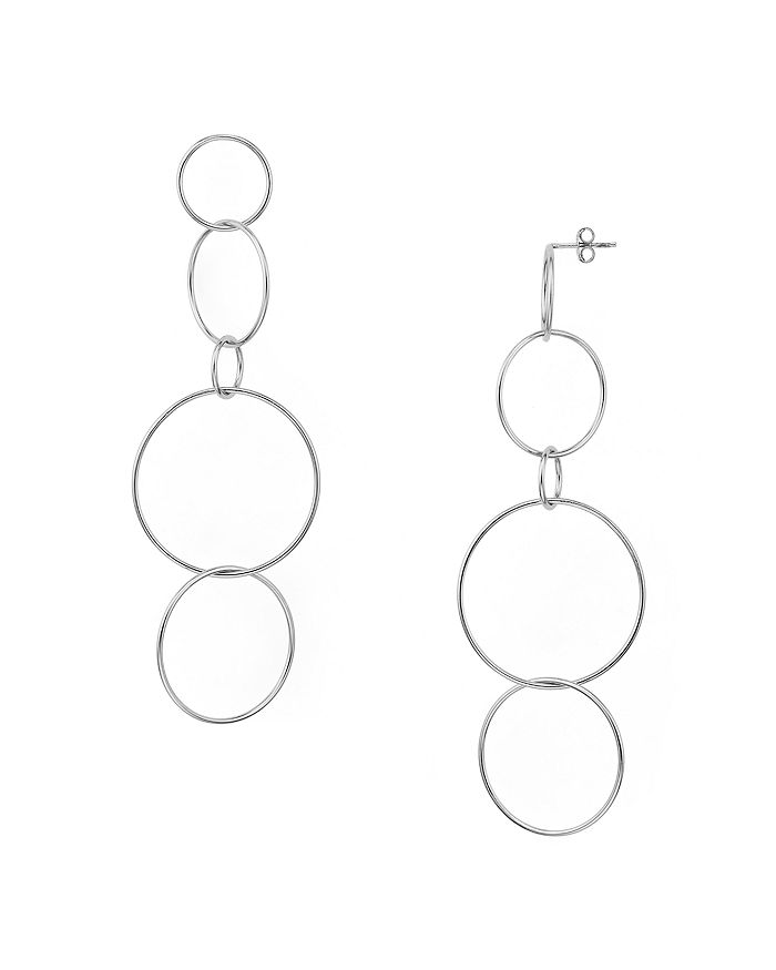 Argento Vivo Multi-loop Drop Earrings In Silver