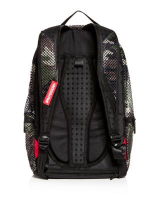 【SPRAYGROUND】シャーク CAMO柄 メッシュキャップ SPRAYGROUND DROP ZONE CAMO W/PINK SHARK MOUTH LIMITED