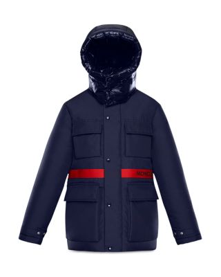 moncler mixed media down jacket