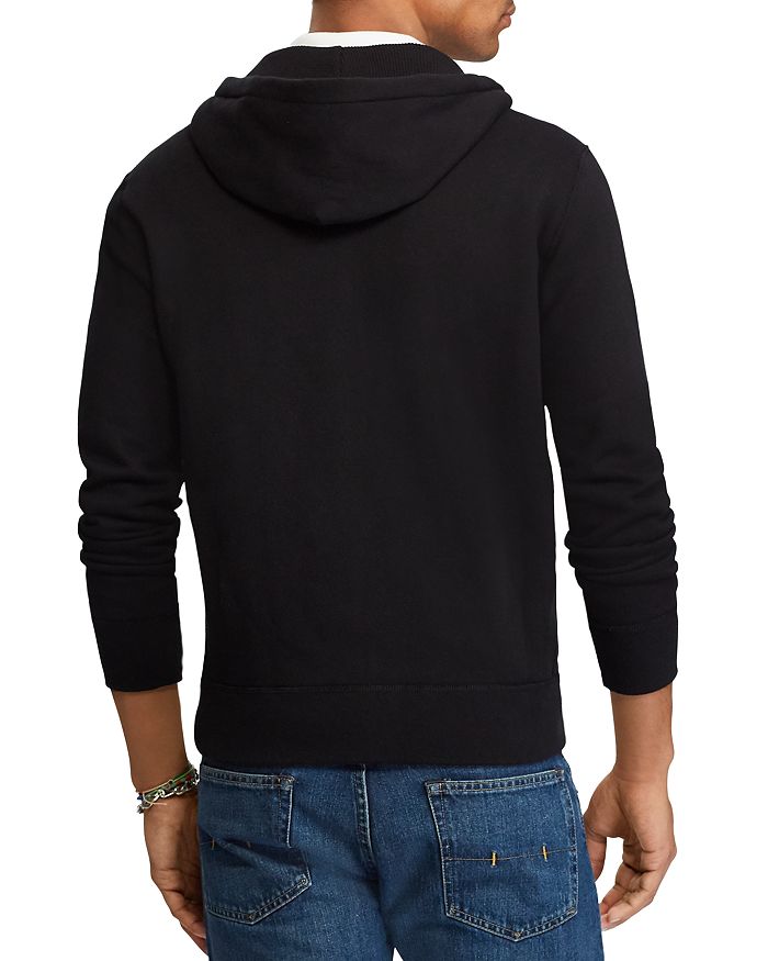 Shop Polo Ralph Lauren Classic Full-zip Fleece Hoodie In Polo Black