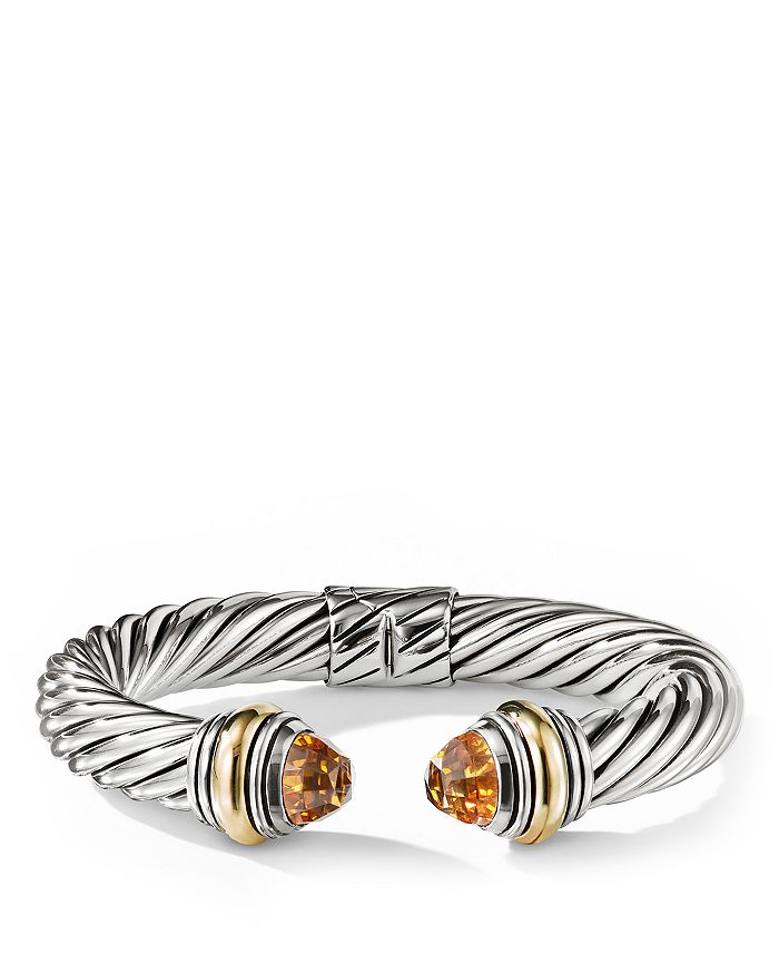 David Yurman Cable Classics Bracelet With 18k Gold 10mm