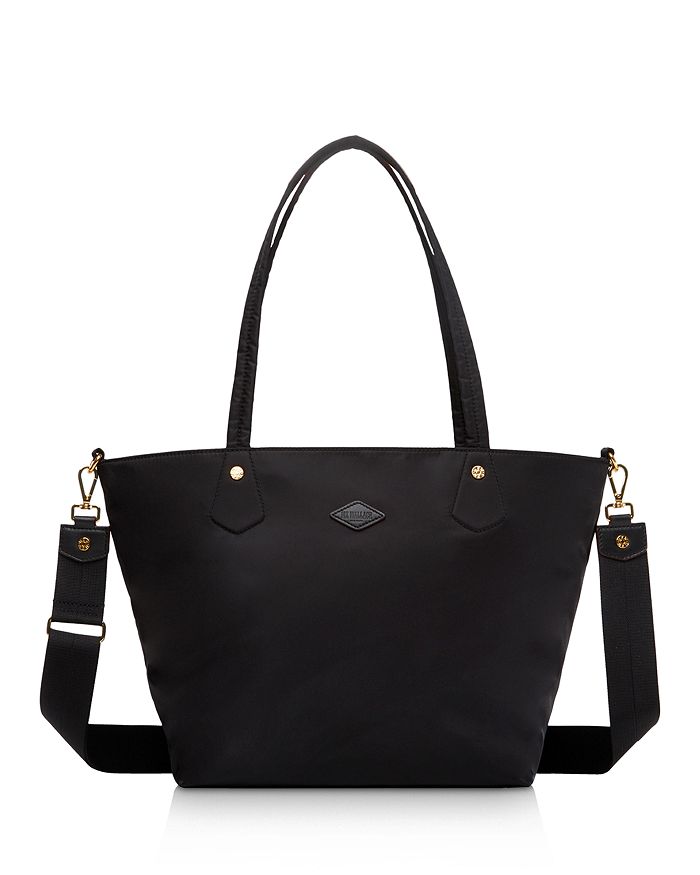Mz Wallace Soho Travel Tote In Black/gold