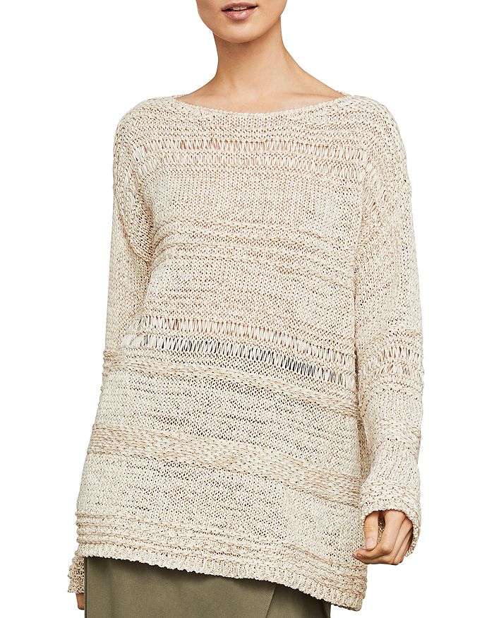 Bcbg mixed 2025 stitch sweater dress