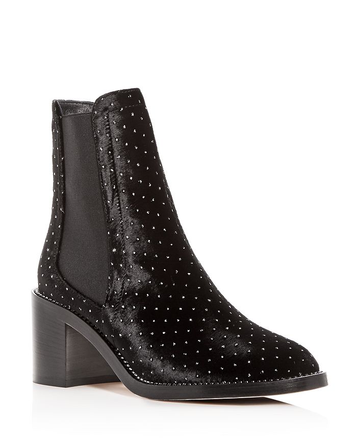 Jimmy choo merril suede studded booties hotsell