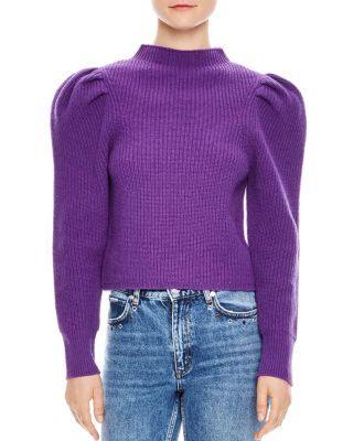 Sandro shop purple sweater