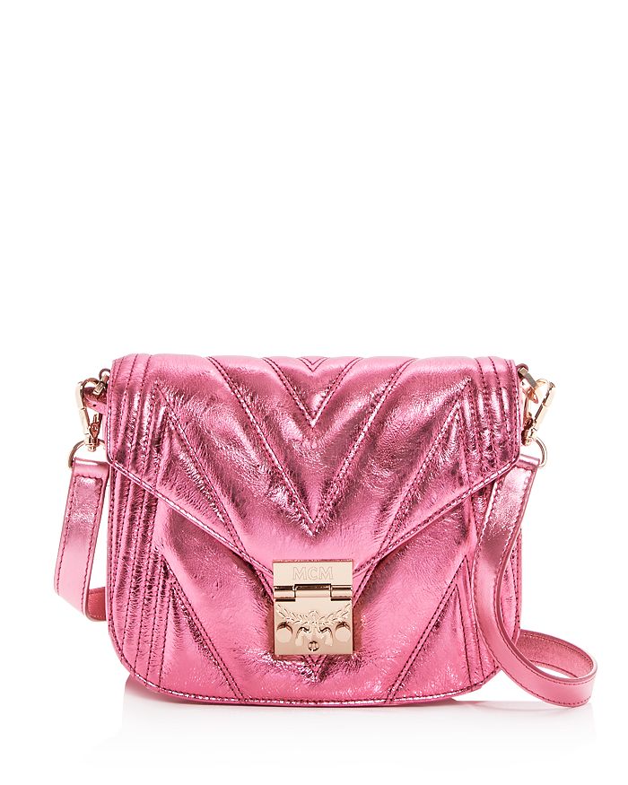 MCM Small Leather Patricia Shoulder Bag
