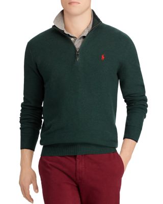ralph lauren quarter zip green