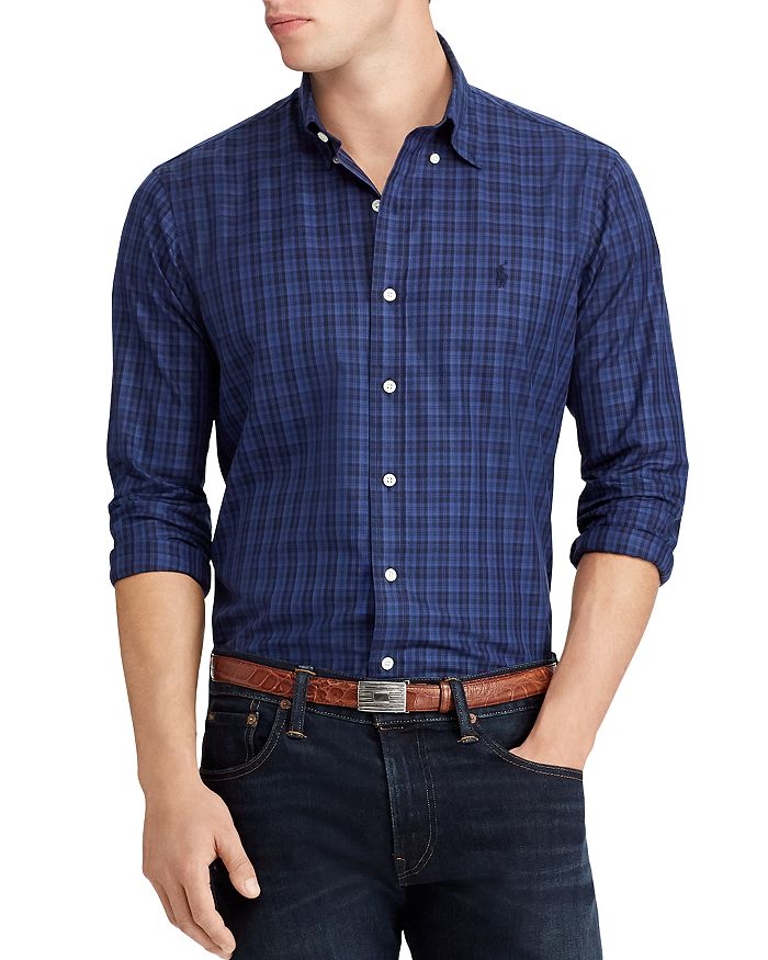 Polo Ralph Lauren Plaid Classic Fit Twill Shirt | Bloomingdale's