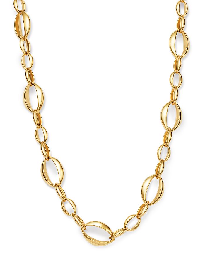 Bloomingdale's Interlocking Oval Necklace In 14k Yellow Gold, 18 - 100% Exclusive
