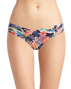Commando Microfiber Thong In Pastel Snake