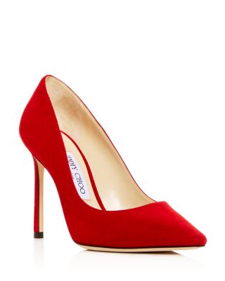 womens red pumps