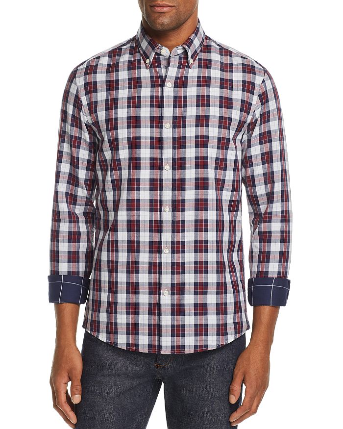 Michael Kors Curt Double-Faced Slim Fit Button-Down Shirt | Bloomingdale's