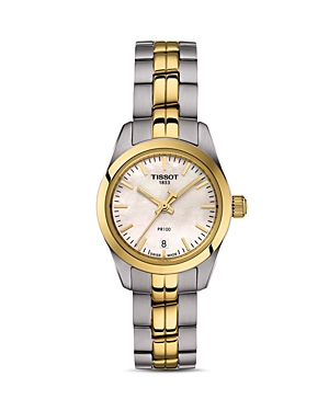 Tissot Pr 100 Lady Watch, 25mm In White/gold