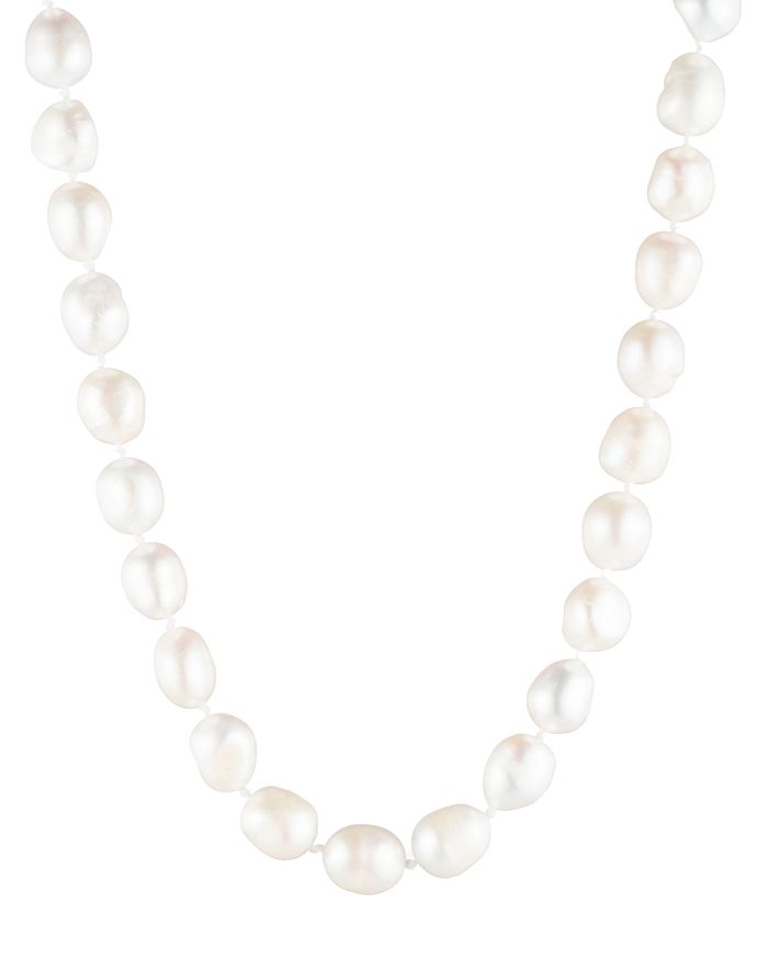CAROLEE LARGE CULTURED FRESHWATER PEARL SINGLE ROW NECKLACE, 16,CLN00839S130