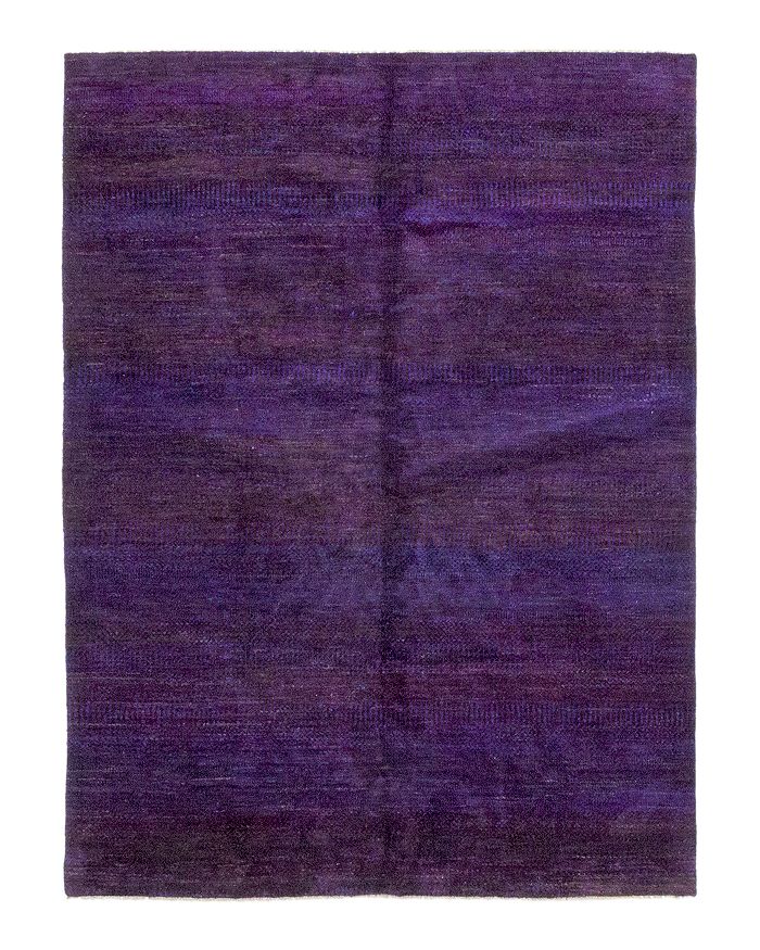 Bloomingdale's Solo Rugs Sari Silk Strasbourg Hand-knotted Area Rug, 9' 1 X 12' 0 In Purple