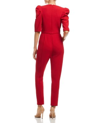 red jumpsuit dressy