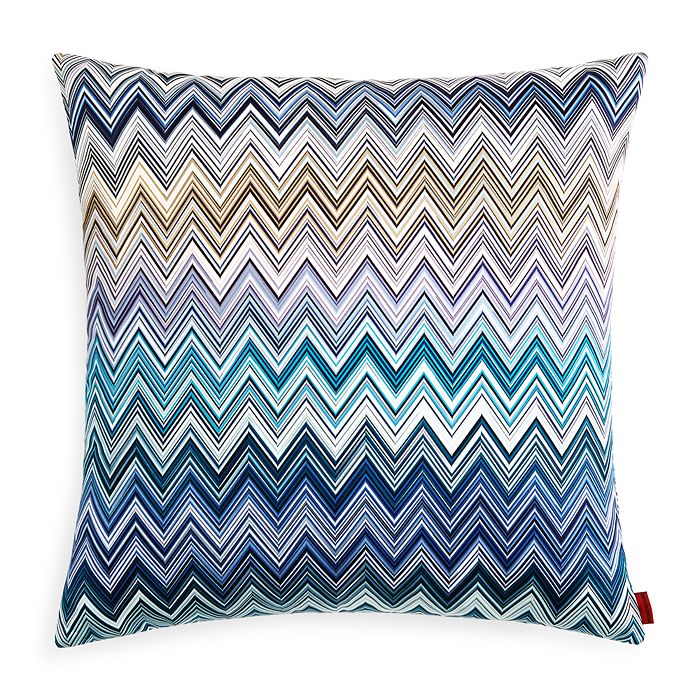 Missoni Jarris Decorative Pillow 20 X 20 In Blue
