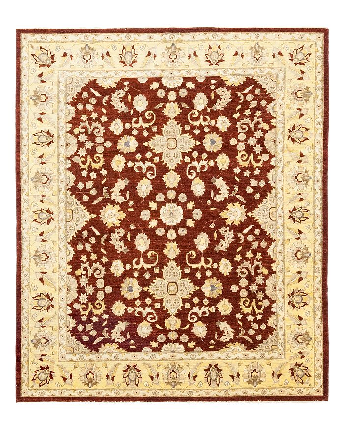 Bloomingdale's Solo Rugs Oushak Magda Hand-knotted Area Rug, 8'1 X 9'9 In Brown