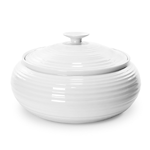 Portmeirion Sophie Conran White Low Covered Casserole Dish In White