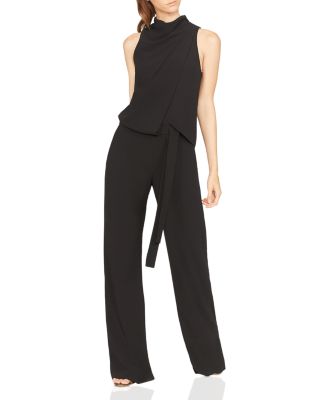 halston heritage black jumpsuit